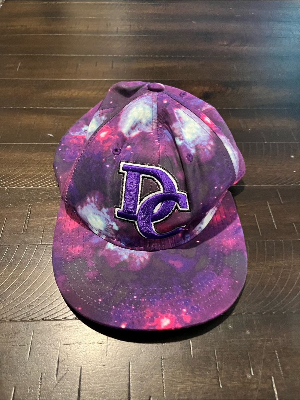 City Hunter Washington DC Snapback Hat Galaxy Purple Space Print Cap Men's